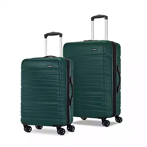 Samsonite Evolve SE Hardside Expandable Luggage with Spinners Alpine Green 2PC SET
