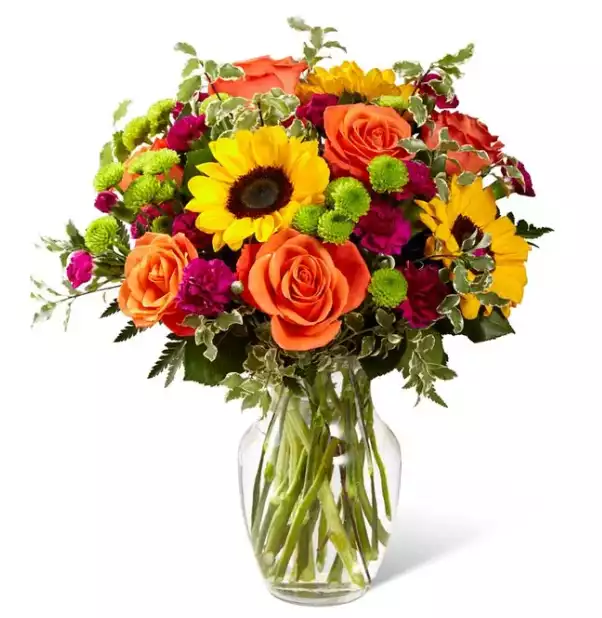Colors of Passion Bouquet at From You Flowers