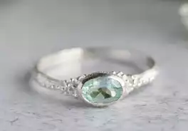 Elder Silver Beryl Ring